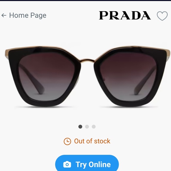 Prada PR53SS Sunglasses - Picture 1 of 9